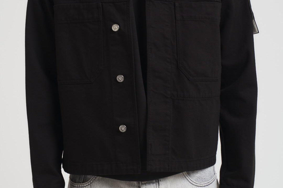 Giacca uomo in stile camicia nera Q100027S00J5 V0029 STONE ISLAND 