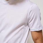 T-shirt uomo girocollo bianca SH00760 BIANCO ACCADEMIE TESSILI 