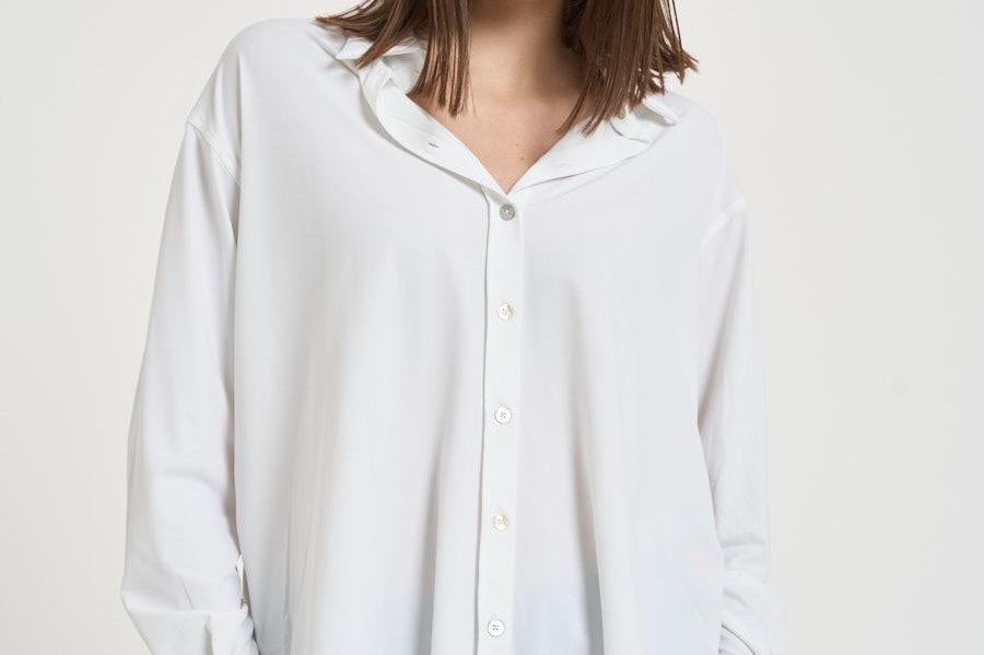 Camicia donna tecnica bianca 26754 09WHITE RRD 