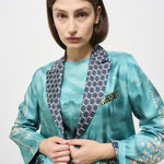 Cappotto donna Aloe in seta 12107 515545 PIERRE-LOUIS MASCIA 