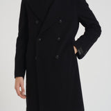 Cappotto uomo doppiopetto nero ARDEN 350001N5051 TAGLIATORE 