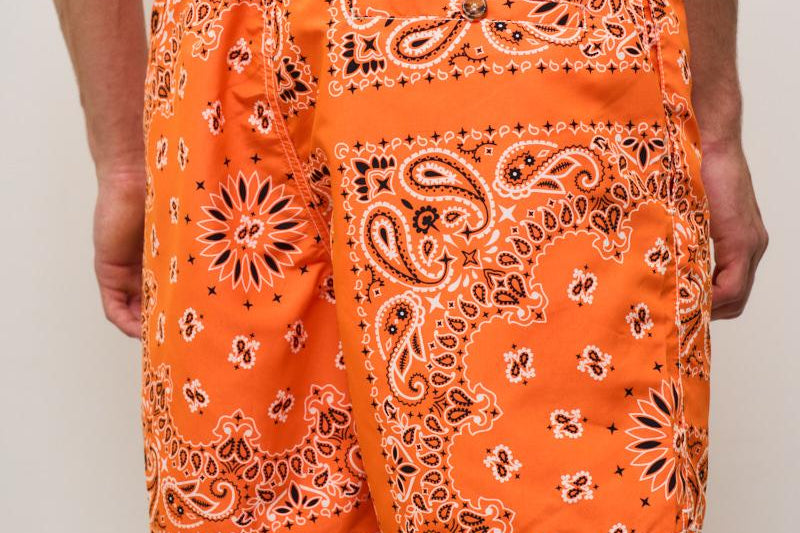 Costume uomo bandana arancione BANDANNAROUN 8501 MC2 SAINT BARTH 