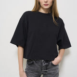 T-shirt girocollo Myers nera 10920 BLK26 ANINE BING 