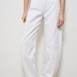 Jeans donna in denim bianco A9039 luna1183 AGOLDE 