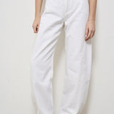 Jeans donna in denim bianco A9039 luna1183 AGOLDE 