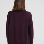 Dolcevita donna Heidi in cashmere bordeaux 202113 MAHOGANY LISA YANG 