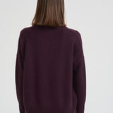 Dolcevita donna Heidi in cashmere bordeaux 202113 MAHOGANY LISA YANG 