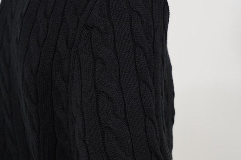 Maglia uomo nera girocollo 710775885 012 RALPH LAUREN 