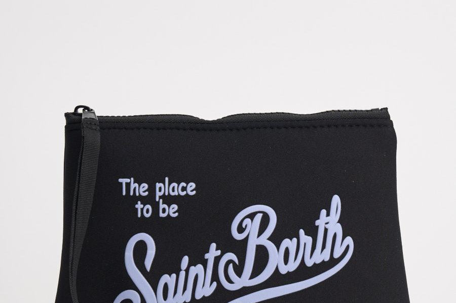 Pochette donna Aline nera e lilla ALINE 08503L MC2 SAINT BARTH 