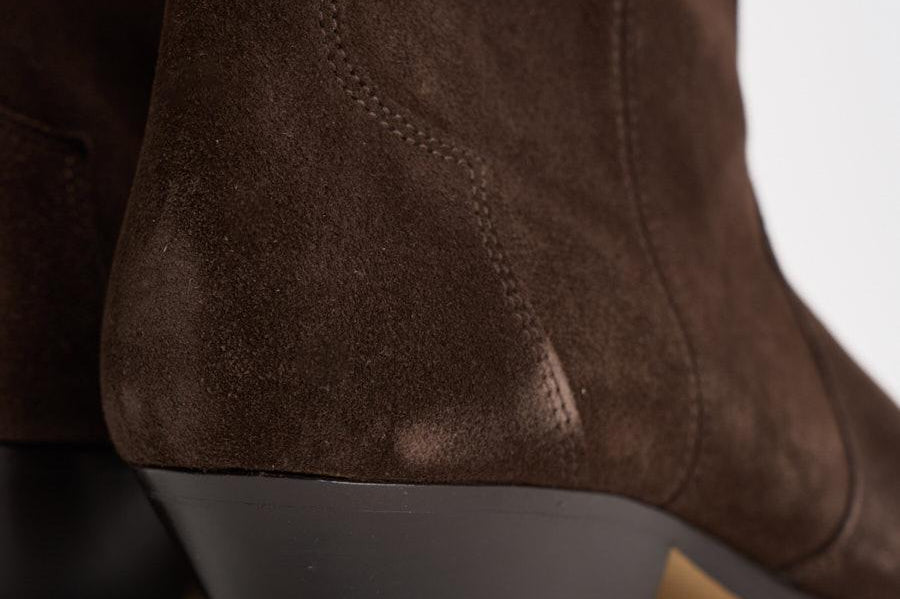 Stivali donna in suede testa di moro BO0002FA A1A03S50CL ISABEL MARANT 