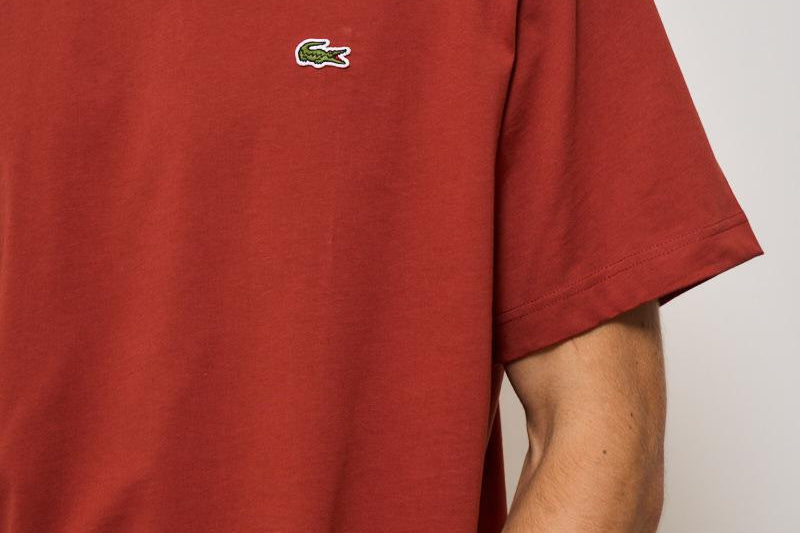 T-shirt uomo girocollo mattone TH7318 AFS LACOSTE 