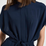 Abito donna midi blu AB000081D 12875S9200 HERNO 