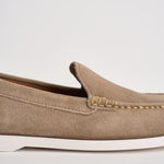 Mocassino uomo in suede beige 803932196 001 RALPH LAUREN 