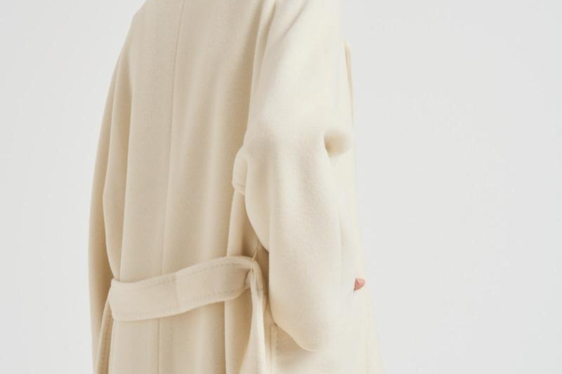 Cappotto donna Charlize lungo panna CHARLIZE E30007PANNA TAGLIATORE 