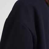 Cappotto donna Cocoon monopetto lungo nero GWP00566 P00050250486 GOLDEN GOOSE 