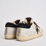 Sneakers donna Super-Star panna e marrone GWF00101 F00874612526 GOLDEN GOOSE 