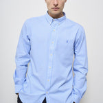Camicia uomo a righe celeste 710929344 018 RALPH LAUREN 