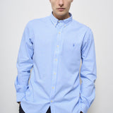 Camicia uomo a righe celeste 710929344 018 RALPH LAUREN 