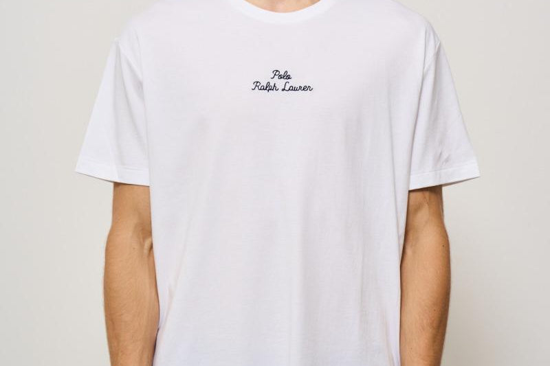 T-shirt uomo girocollo bianca 710936585 002 RALPH LAUREN 