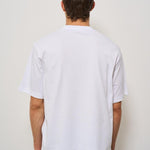 T-shirt uomo girocollo bianca con logo TH2745 001 LACOSTE 