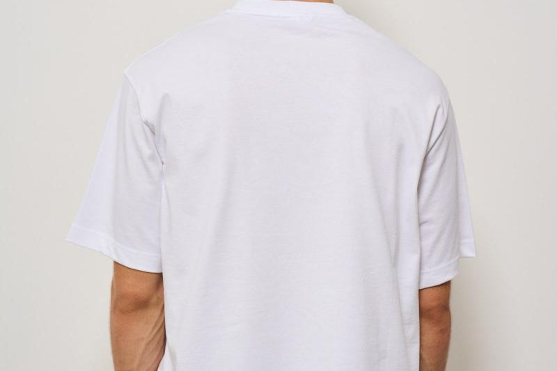 T-shirt uomo girocollo bianca con logo TH2745 001 LACOSTE 