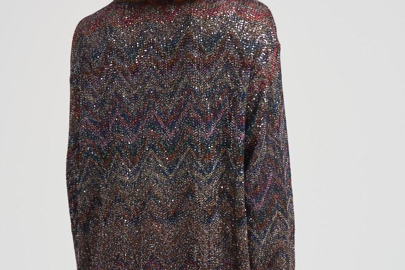 Cardigan over con scollo a V donna M0T BC005GS91P6 MISSONI 