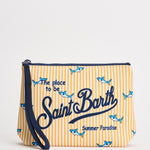 Pochette donna Aline a righe in fantasia squalo ALINE 02106L MC2 SAINT BARTH 