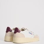 Sneakers donna Medalist panna, beige e bordeaux AULW LS03 AUTRY 