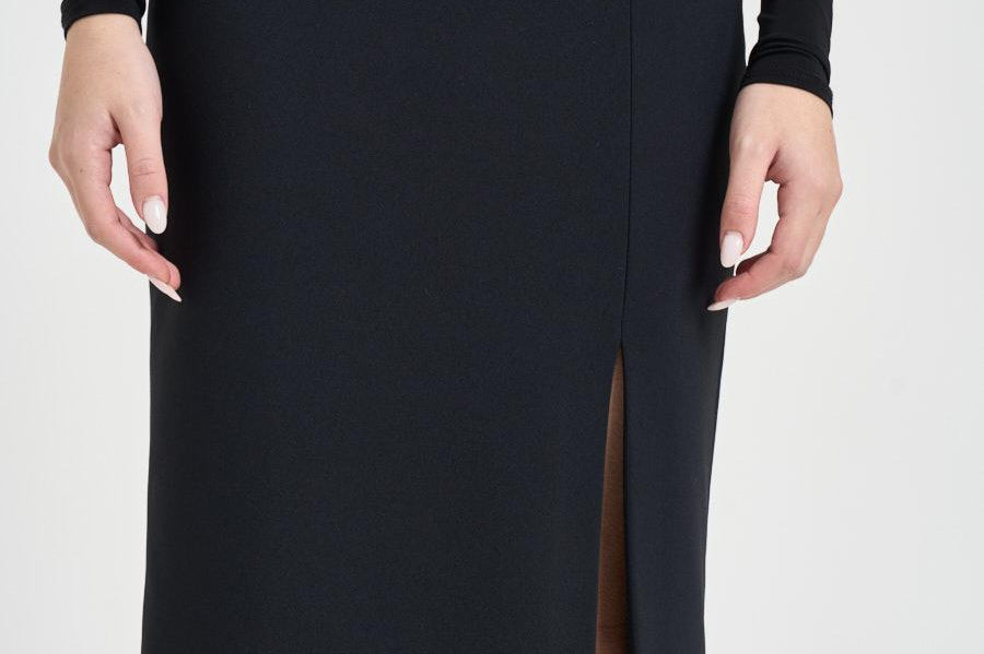 Gonna donna a tubo nera GO147 110 ELISABETTA FRANCHI 