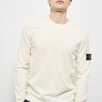 Maglia uomo girocollo panna 5100062 S00B9V0093 STONE ISLAND 