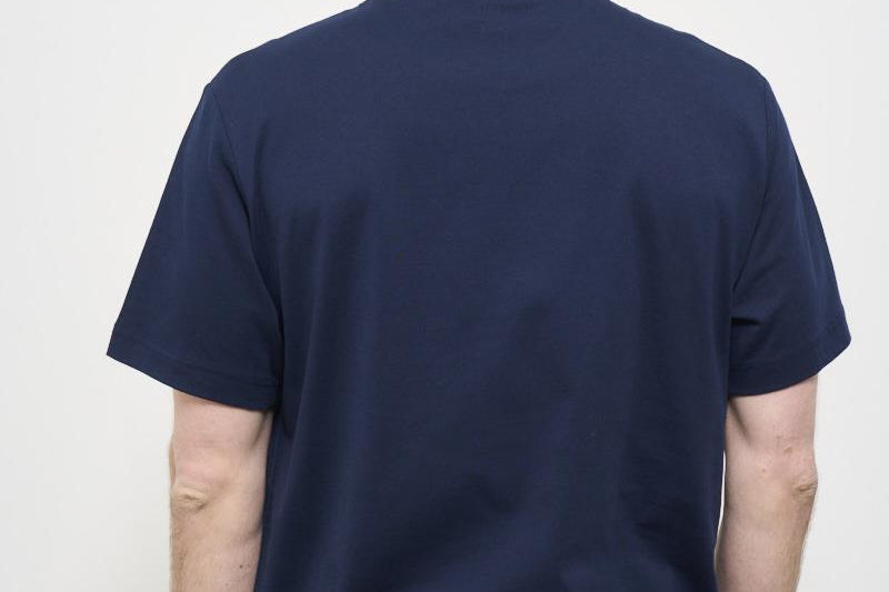 T-shirt uomo girocollo blu TH7318 166 LACOSTE 