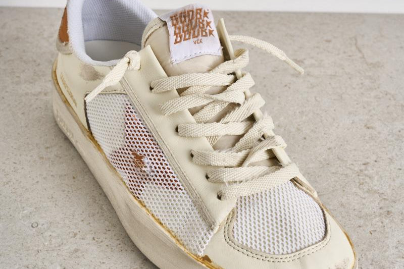 GOLDEN GOOSE Sneakers uomo Stardan con effetto vissuto GMF00479 F00545110342 GOLDEN GOOSE 
