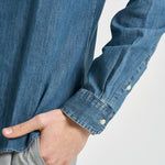Camicia uomo in denim scuro 710548539 001 RALPH LAUREN 