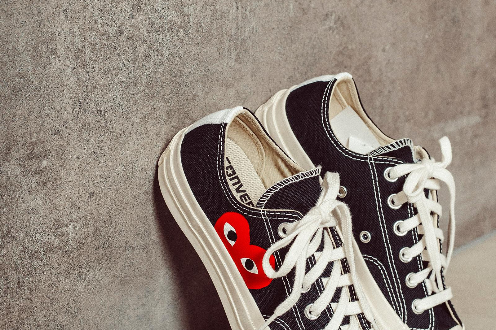 Converse x Comme des Garçons PLAY Sneaker bassa Chuck 70 K111 BLACK COMME DES GARCON PLAY 