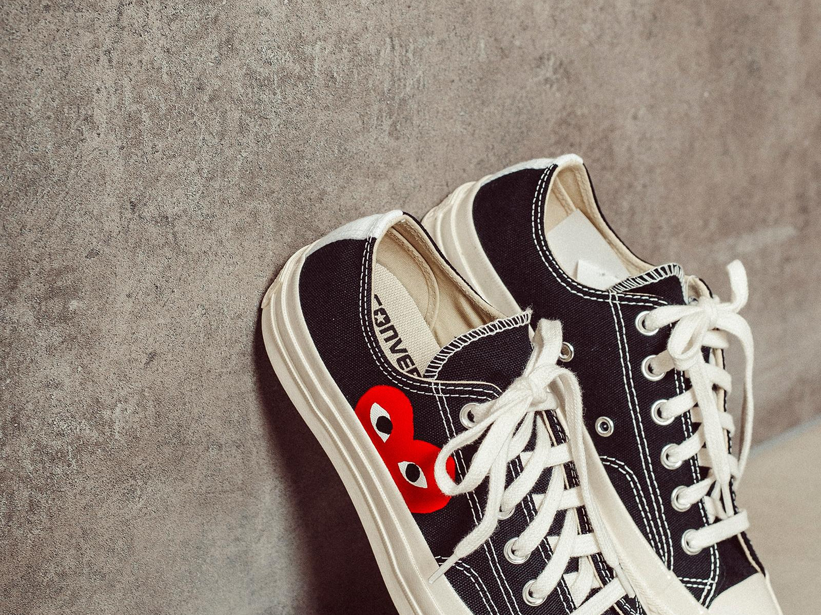 Converse x Comme des Garçons PLAY Sneaker bassa Chuck 70 K111 BLACK COMME DES GARCON PLAY 