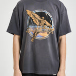 T-shirt uomo in cotone antracite 100823 46SUNFADEGREY REPRESENT 