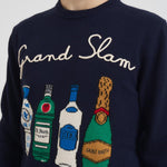 Maglia uomo girocollo Grand Slam blu HERON GDSLAM61EMB MC2 SAINT BARTH 