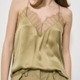 Top donna Berwyn verde BERWYN BROWNKHAKI IRO 