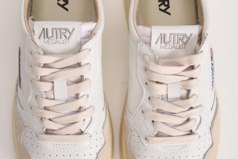 Sneakers donna Medalist panna, beige e grigio AULW LS01 AUTRY 
