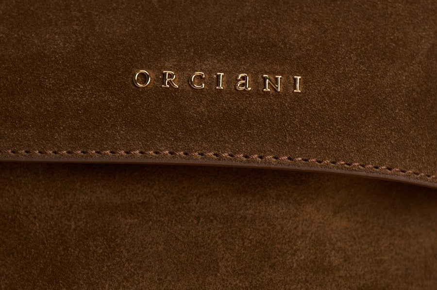 Borsa donna Venus Midi in suede cioccolato B02212 COCOA ORCIANI 