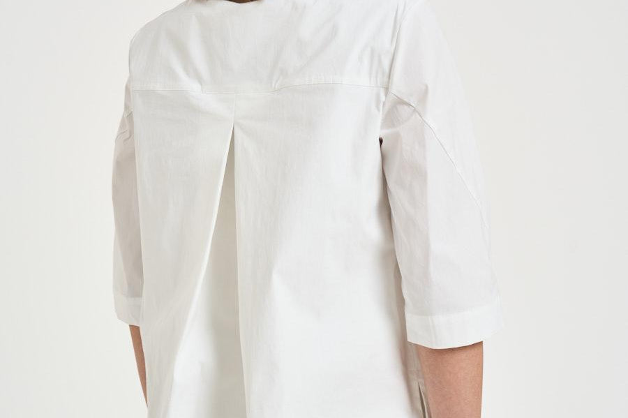 Blusa donna girocollo bianca F6SK06 A01 LIVIANA CONTI 