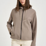 Giacca donna corta impermeabile tortora GI311D 134552600 HERNO 