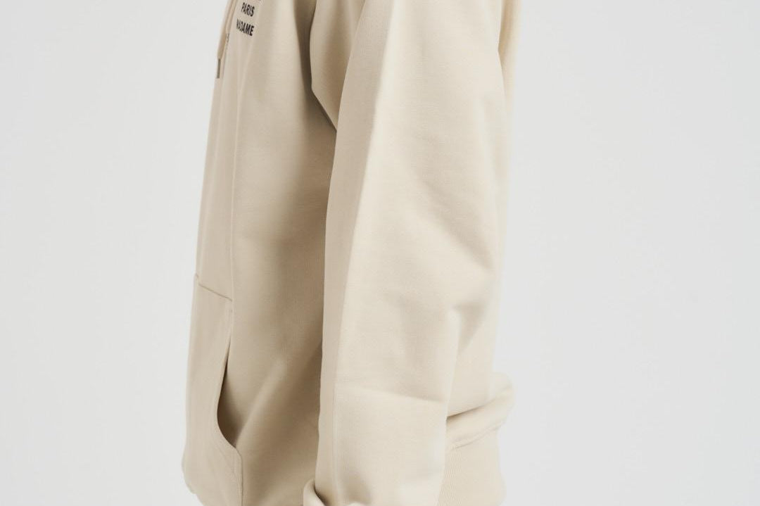 Felpa uomo con cappuccio beige HO162 CO127MT DROLE DE MONSIEUR 