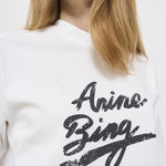T-shirt donna bianca in cotone Jaylin 10524 IVY1 ANINE BING 
