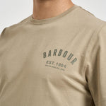 T-shirt uomo girocollo beige MTS0502 GY35 BARBOUR 