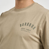 T-shirt uomo girocollo beige MTS0502 GY35 BARBOUR 