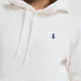 Felpa donna con cappuccio bianca 211943007 001 RALPH LAUREN 