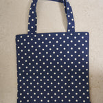 Borsa tote donna a pois blu ES.BAG 05335H MC2 SAINT BARTH 