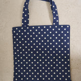 Borsa tote donna a pois blu ES.BAG 05335H MC2 SAINT BARTH 