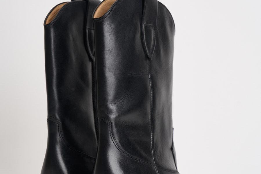 Stivale donna "Duerto" in pelle nero BO0003FA A3A03S01BK ISABEL MARANT 
